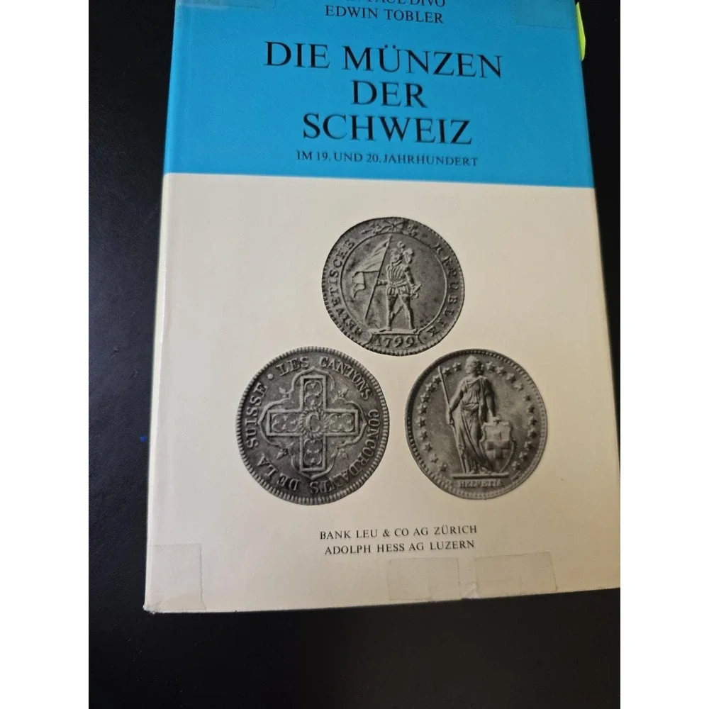 Die Munzen Der Schweiz Switzerland Coins Auction Catalog 1967 Jean-Paul Divo